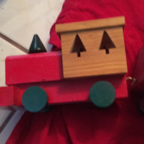 Christmas wooden train set - Picture 2 of 7